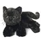 Bearington Jinx Black Cat Plush - 15" Realistic Cat Stuffed Animal with Soft Fur and Lifelike Details for Toddlers - Kitty Stuffed Animals for Girls - Adorable Cuddly Plush Toy Gift for Kids